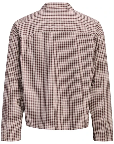 Jack & Jones - JORAustin Clean Check Skjorte - Chocolate Truffle